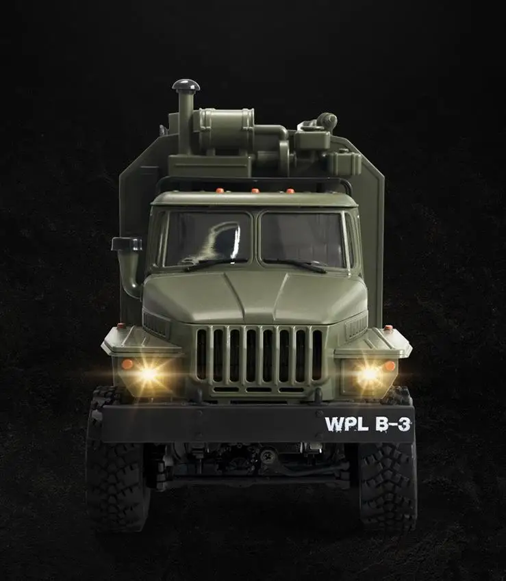1/16 4WD пульт дистанционного управления 6X6 автомобиль 2 4 ГГц rc советский блок Урал
