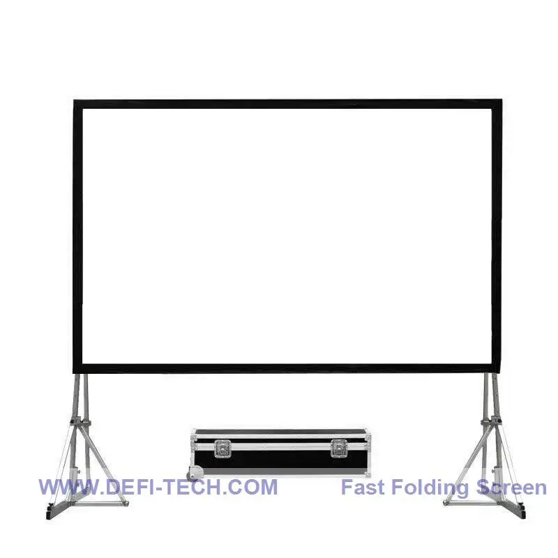 Купите новую быстроскладную рамку экрана проектора напольная стойка 180 дюймов