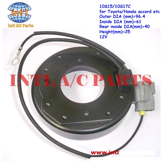 

10S15C 10S17C AUTO air ac A/C compressor clutch coil for Toyota /Honda accord size 96.4*61*40*25mm