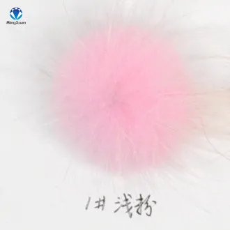 Light Pink 100 шт. 3 см норки Para Hacer помпоны мех DIY Ювелирный шар Конец Ювелирных изделий норка делая ремесло porte clef помпон de fourrure - Цвет: Light Pink
