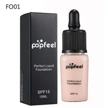 Popfeel модные Идеальный солнцезащитный крем маскирующий консилер долговечностью SPF15 солнцезащитный лица отбеливающий темной кожи макияж Жидкая основа