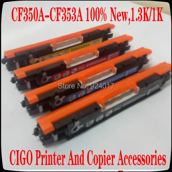Тонер картридж для принтеров HP CF350A CF351A CF352A CF353A 130A Color LaserJet Pro MFP M176 M176n M177 M177f M177fw|toner