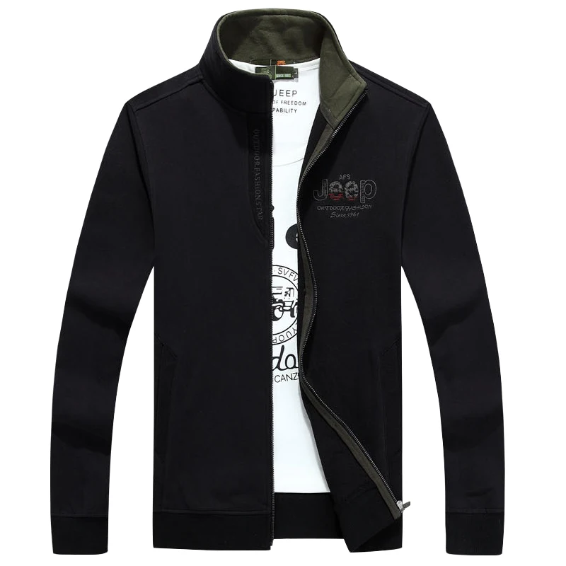 Новинка 2017 года Для мужчин нагрудные куртка с длинным рукавом на молнии удобные