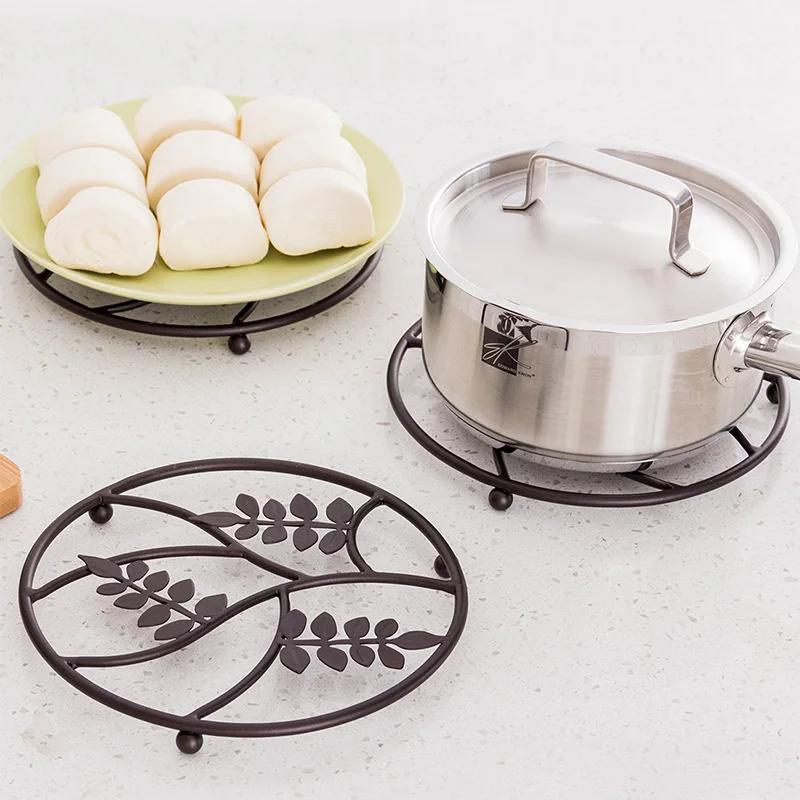 ORZ 3PCS Pot Holder Heat Resistant Mat Dish Bowl Coaster Cushion Round Placemat Kitchen Accessories Dinning Table Hot Pads | Дом и сад