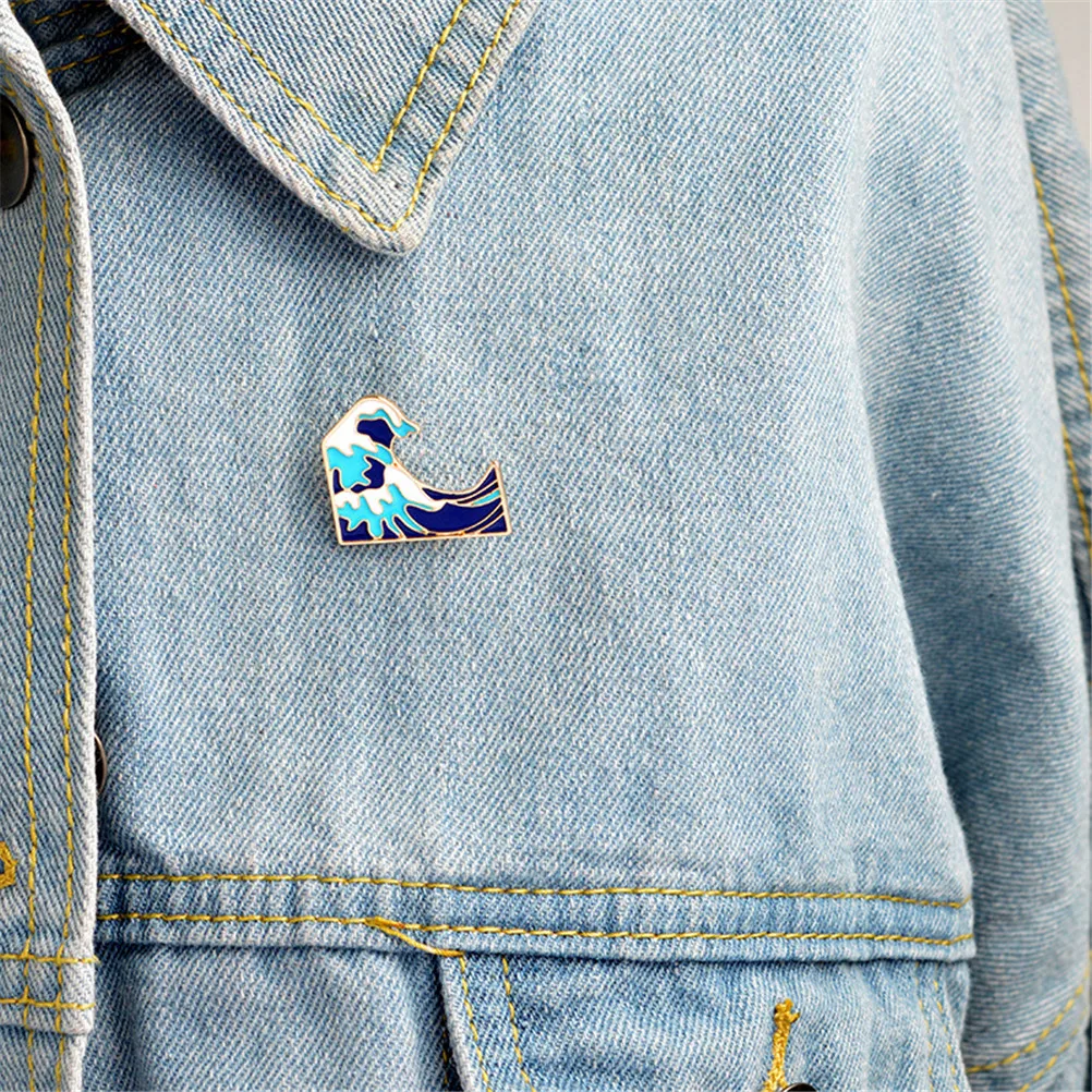 Джинсовая куртка с глазурью на кнопках героями мультфильмов 2018 Pin-знак ювелирное