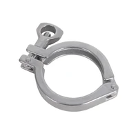 free shipping 1 5 stainless steel sus304 sanitary clamp single pin tri clamps clover for ferrule od 50 5mm