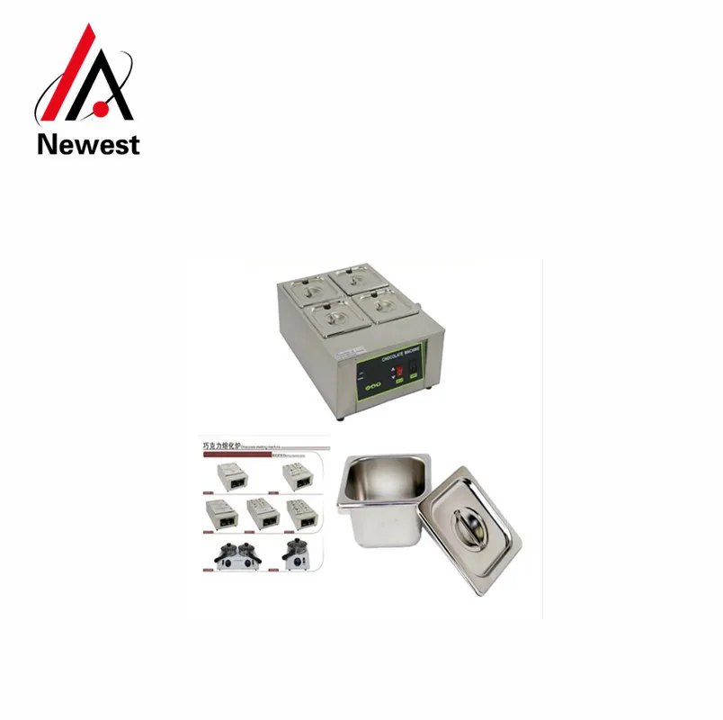 4 горшка крышки закалка шоколадная машина пекарня конфеты плавильный горшок