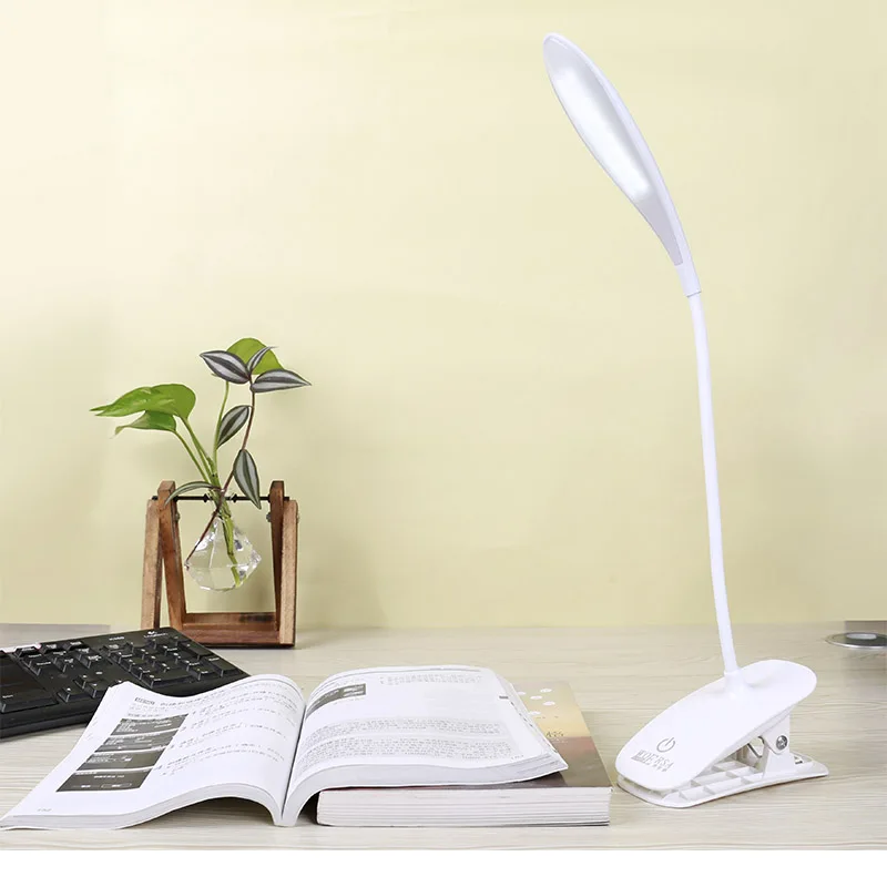 Finether сенсорный датчик с регулируемой яркостью складной светодиодный Настольный