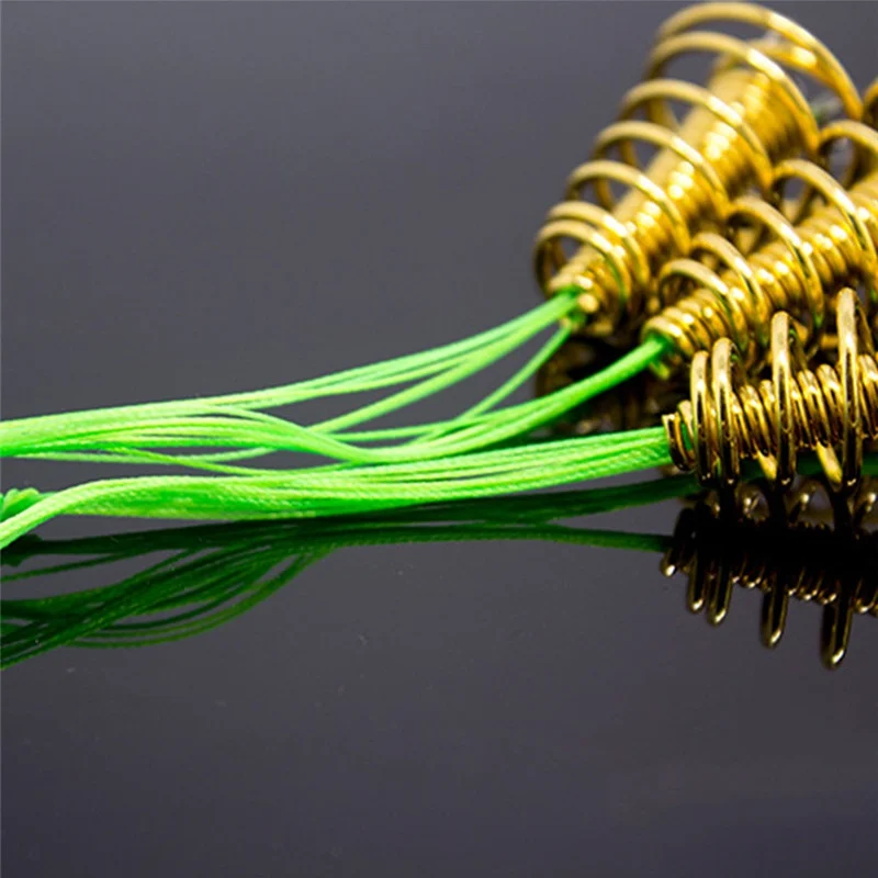 4 шт./компл. флуоресцентная рыболовная приманка с защитой от крючка пружинная