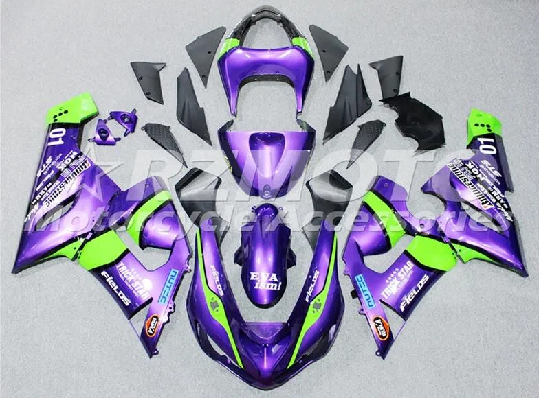 Новый ABS полный комплект обтекателей подходит для Kawasaki ZX6R 2005 2006 мотоцикл