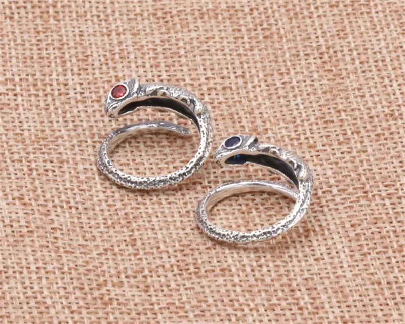 BESTLYBUY кольцо ящерицы 925 пробы серебро мужчины ювелирные изделия натуральный