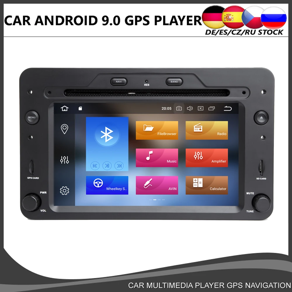 Восьмиядерный Android 10 0 автомобильный DVD GPS плеер для Alfa Romeo Spider 159 Brera Sportwagon 4 Гб + 64 Wifi