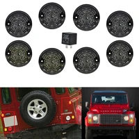 for land rover defender 90110 led light update kits amber indicatior side lamp red rear stop tail white front position light