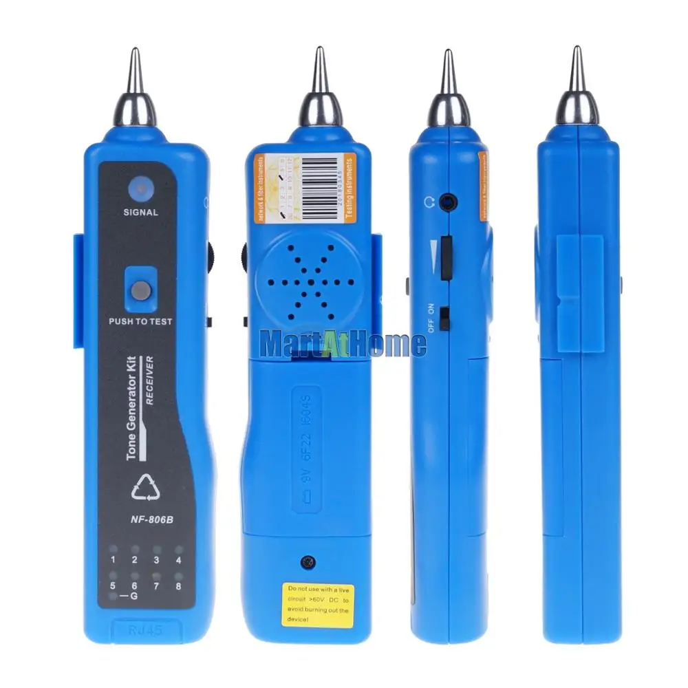 Новый RJ45 проводной трекер Finder Tone Probe Kit 3 км для телефонного провода сетевого