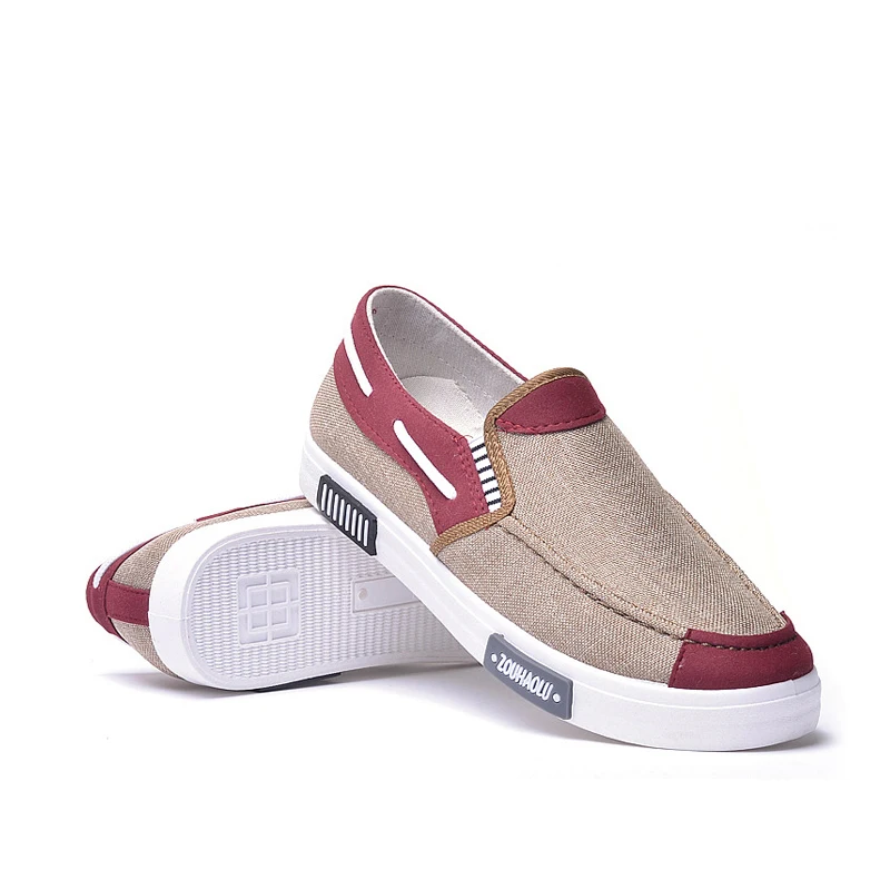 VESONAL 2019 Summer Comfortable Canvas Sneakers Men Shoes Loafers Moccasins lightweight Slip-On Light Male Casual Driving | Обувь