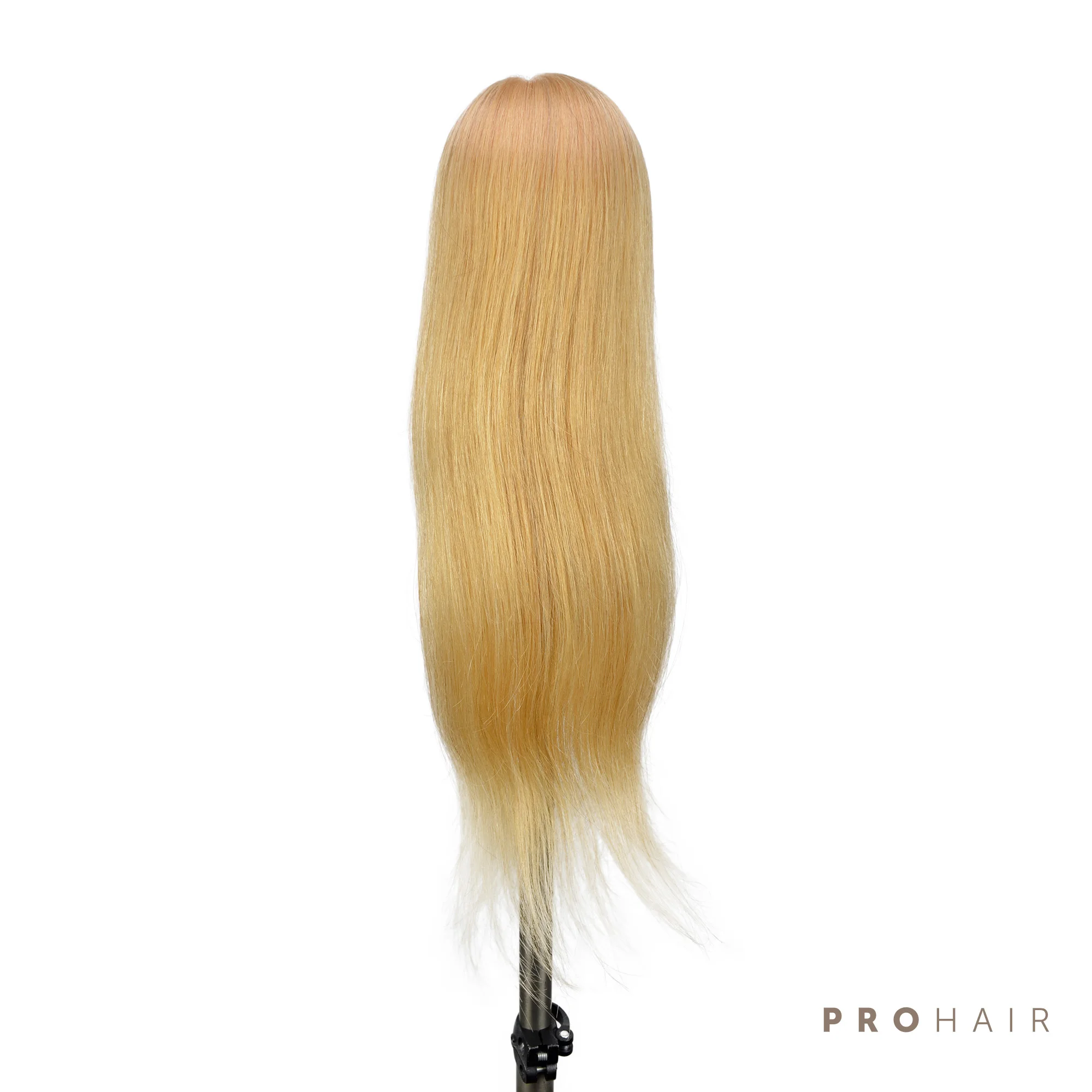 PROHAIR 60 см 2" человеческие волосы светильник блонд мини обучение голова Салон Женский манекен головы Парикмахерская Практика Обучение