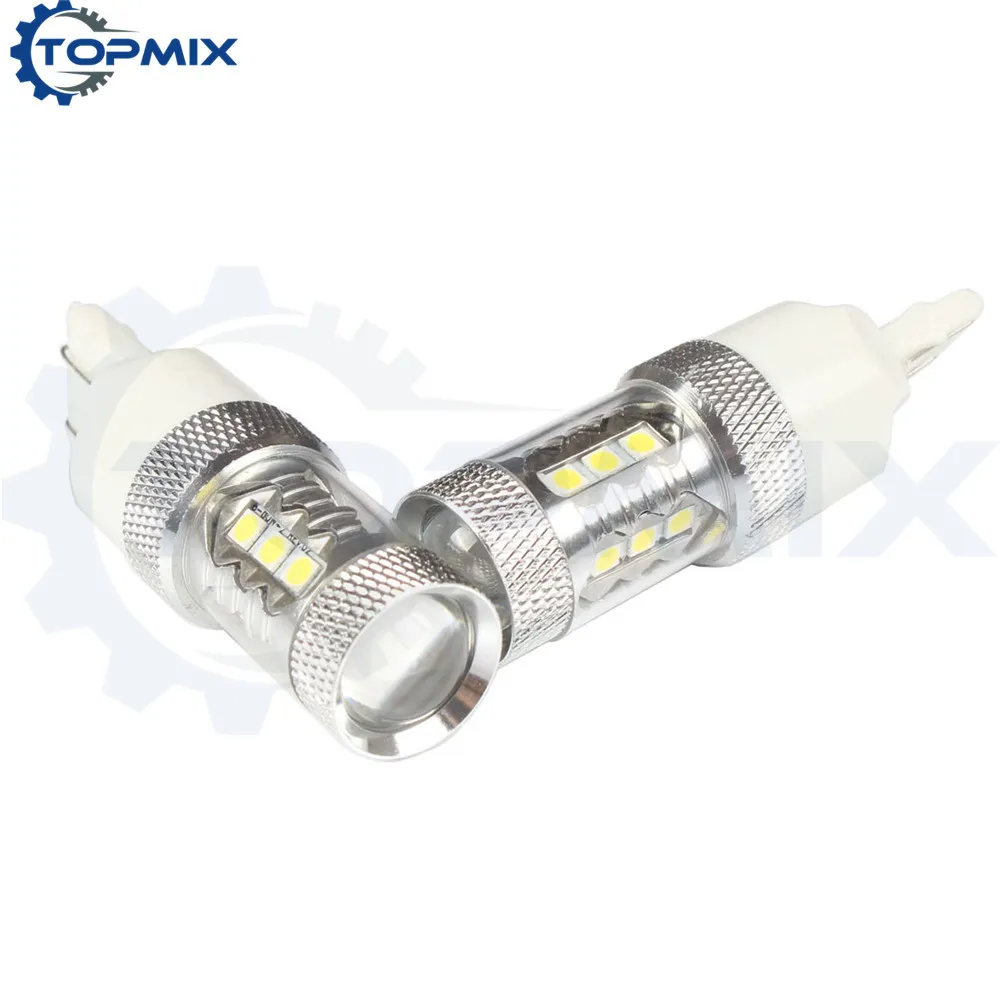 W21/5W 7443 T20 двойная гирлянда 16 SMD 80W светодиодсветодиодный автомобильные