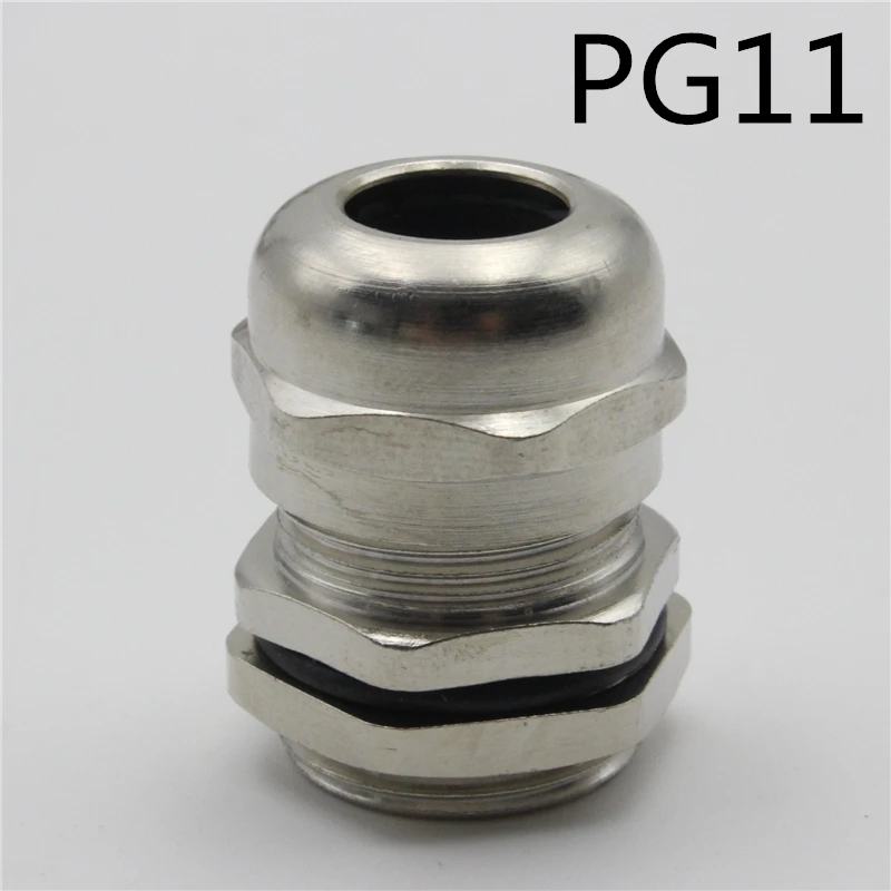 1 шт. PG11 никель латунь металл силикагель Водонепроницаемые кабельные сальники