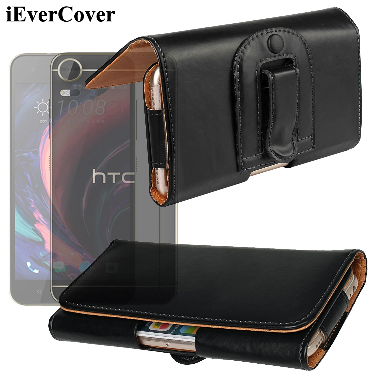 Горизонтальный кожаный чехол сумка для HTC U11 + Life One X10 Desire 620 626 728 816 820 825 828 Кобура