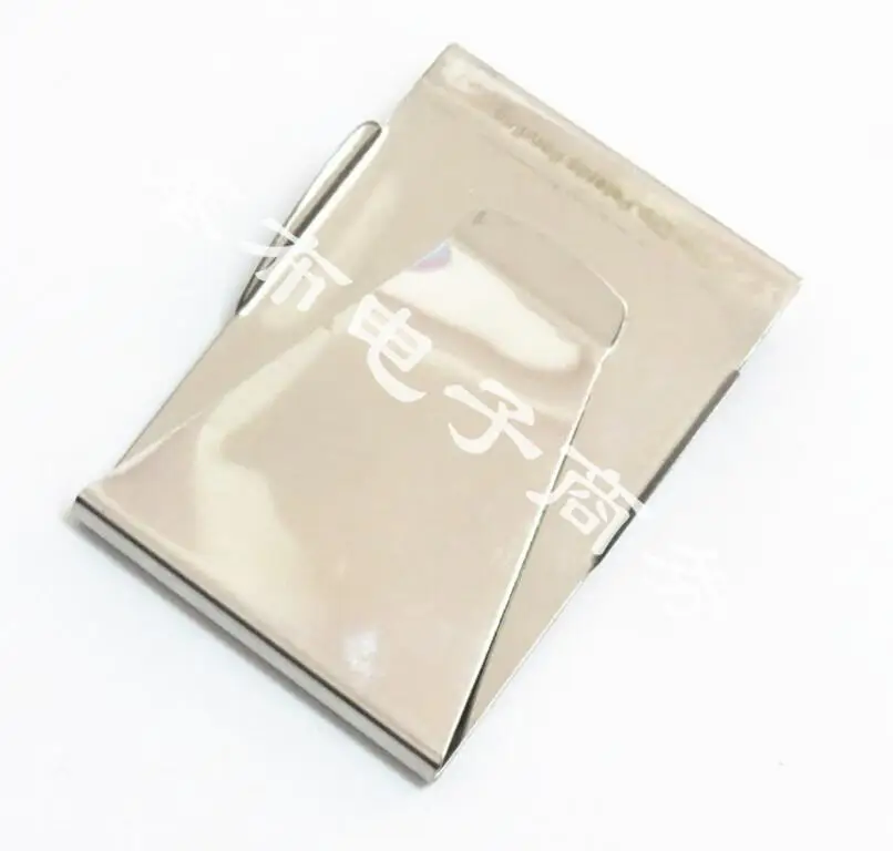Wholesale 200pcs/lot double side stainless steel .Metallic Money clips Organizer Blister Retail Packing | Дом и сад