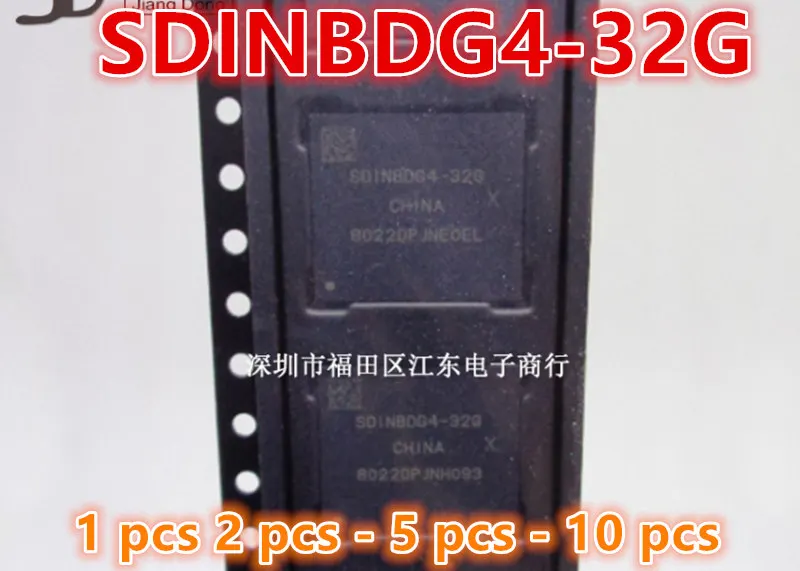 

Aoweziic 100% Новый оригинальный SDINBDG4-32G BGA EMMC чип памяти SDINBDG4 32G