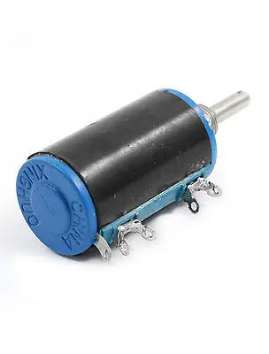 2W 3.3K ohm 5 Terminals Multiturn Wire Wound Pot Potentiometer WXD3-13 | Screws