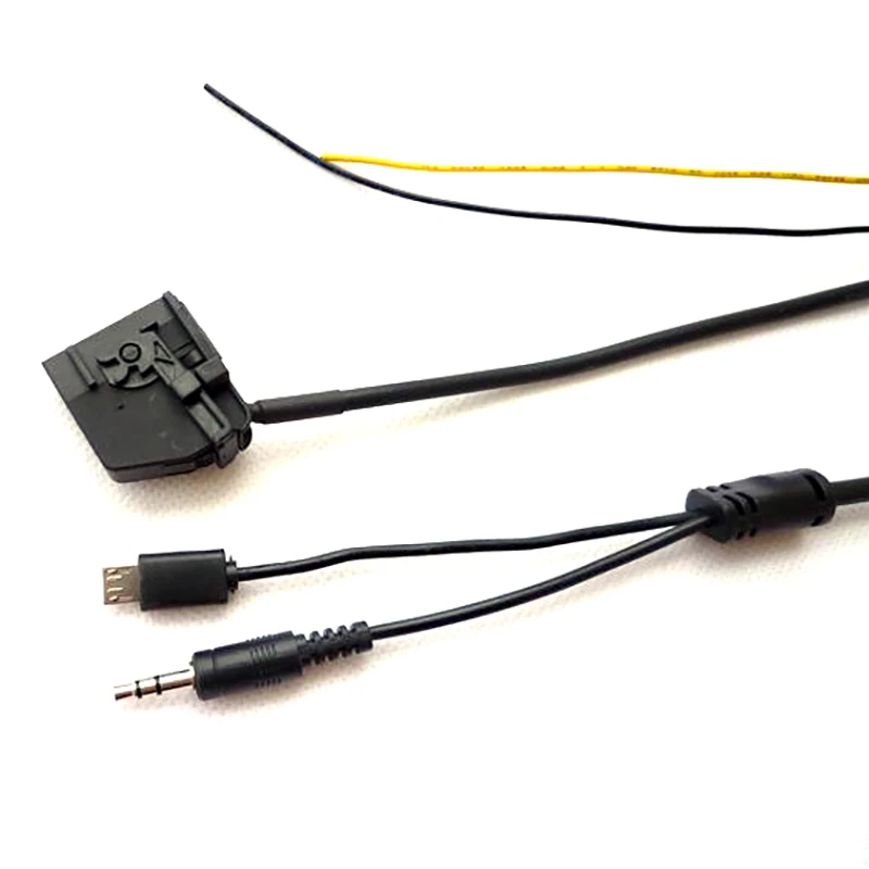 Car 3.5 мм Aux Вход адаптер аудио кабель для Mercedes Benz команда 2.0 зарядки Micro USB iPhone samsung