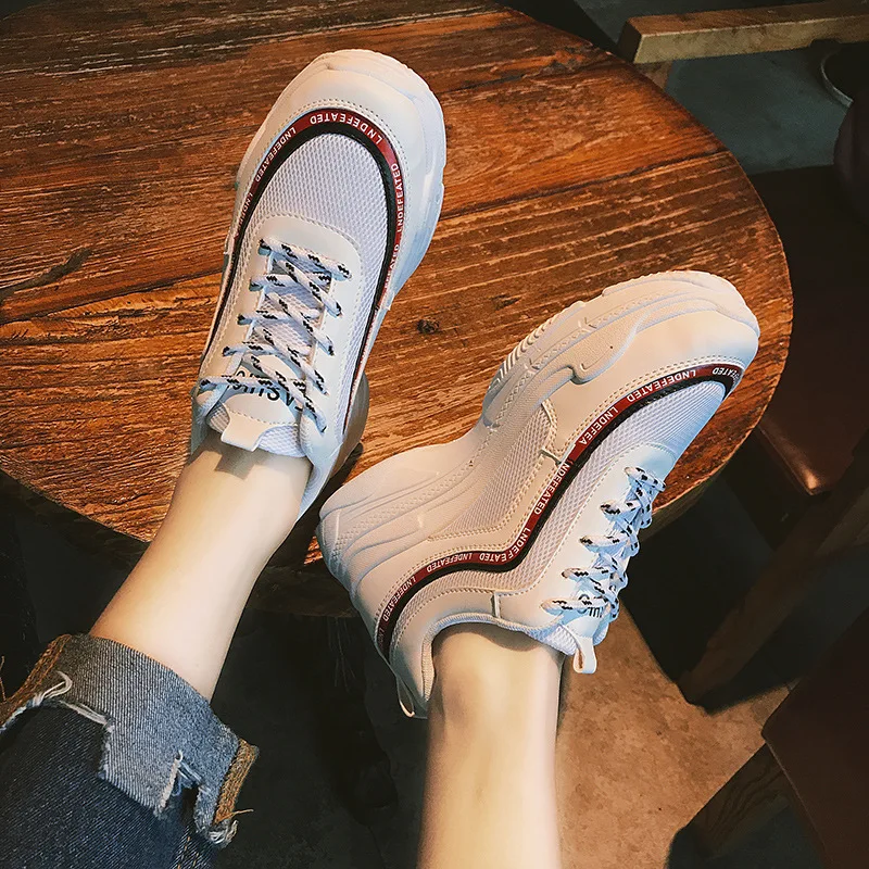 2018 Новая женская воздухопроницаемая обувь из сетчатого материала для Для женщин