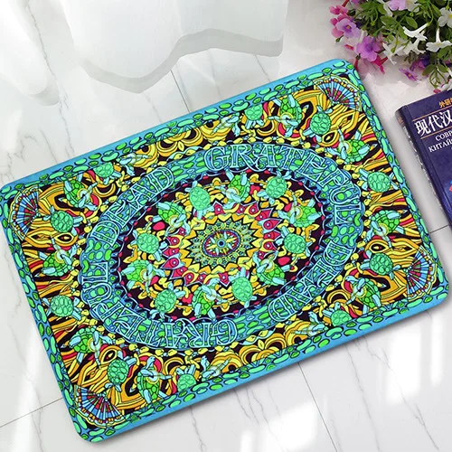 Multicolor Welcom Funny Words Outdoor Doormats Rubber Anti Slip Alfombra Cocina Entry Front Door Mats Tapis De Cuisine | Дом и сад