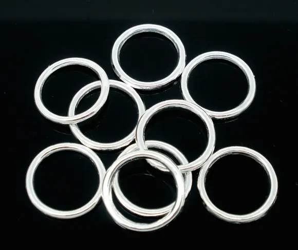 100 шт. спаянные закрытые соединительные кольца 14 х2 мм|jewelry findings connector|diy jewelry