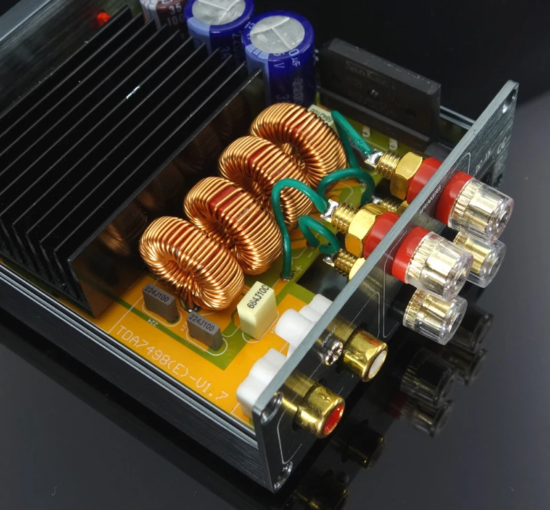 Бытовой Hi Fi усилитель KYYSLB титана TDA7498E цифровой мощности 160WX2 5 0 Bluetooth чип