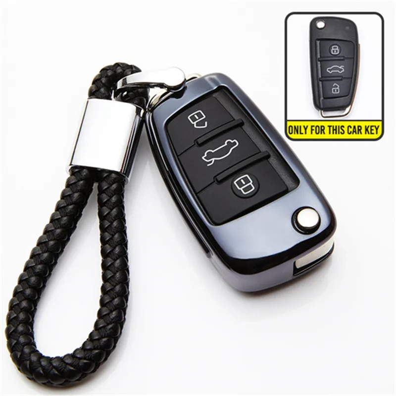 TPU чехол для автомобиля Audi C6 A7 A8 R8 A1 A3 A4 A5 Q7 A6 C5 8L 8 P B6 B7 B8 4F RS3 Q3 TT A4L A6L Q5 гнутый Allroad S6 SQ5