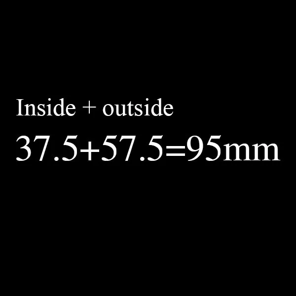 95(37.5knob-57.5) Дверной цилиндр 65 70 75 80 85 90 100 мм безопасности медный замок цилиндр безопасности дверная ручка латунный ключ анти-Прай нержавеющий цилиндр - Цвет: 95(37.5knob-57.5)