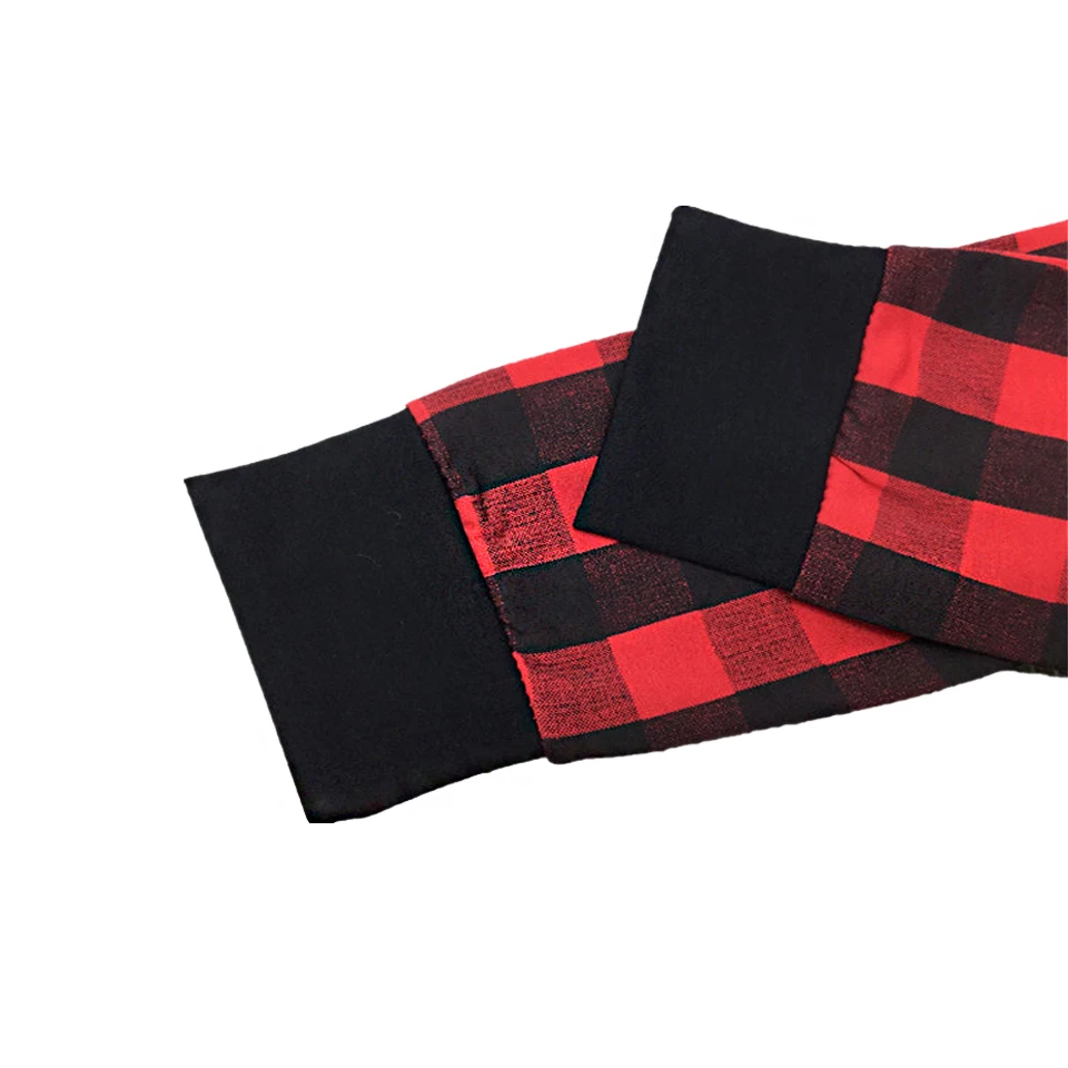 Baby Boys Girls Christmas Clothing Set Kids Red Plaid 2Pcs Hoodies+Pants Girl X'mas Hooded Suit Clothes 30 | Детская одежда и