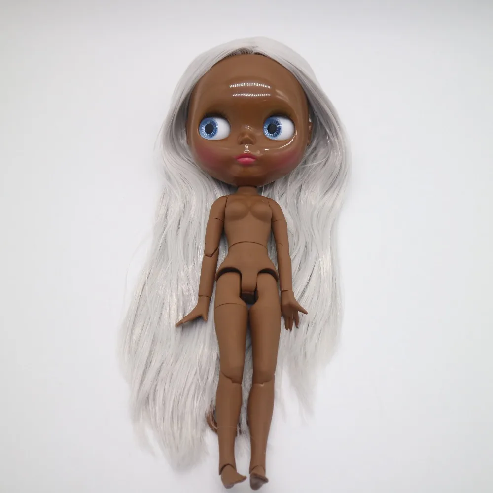 BLYTH кукла в супер черный совместное тело, Серия № SP012