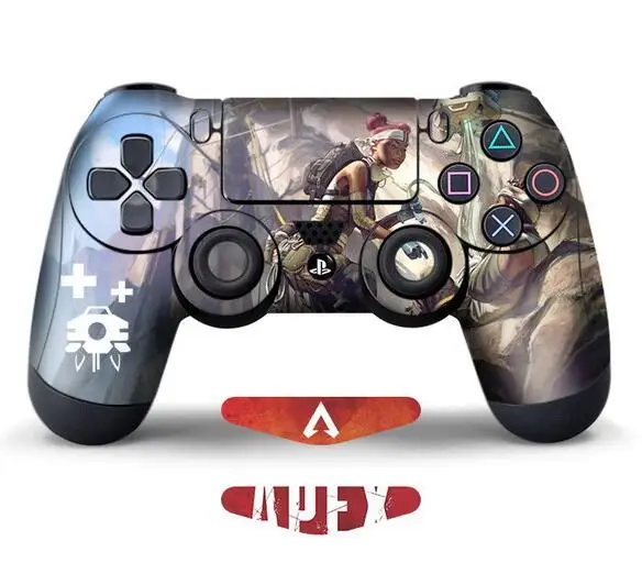 04 1PCS Данные лягушки 2 шт наклейки для Apex Legends контроллер скины для sony Playstation 4 игровой контроллер для PS4 Slim Pro наклейки - Цвет: 04 1PCS