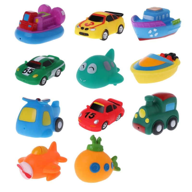Прохладная Ванна Детские игрушки toyscolorful автомобилей Лодка мягкие резиновые