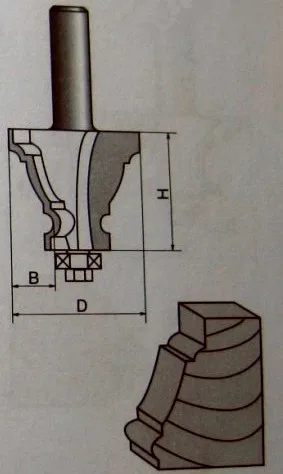 Старые бутылки multi дуги нож из карбида вольфрама резак обрезка деревообработка