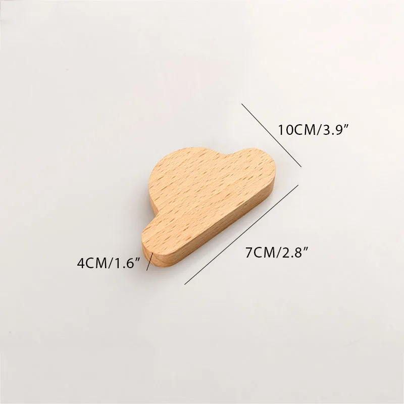 Скандинавские облака крюк Творческий Деревянный Сильный Магнитная палочка