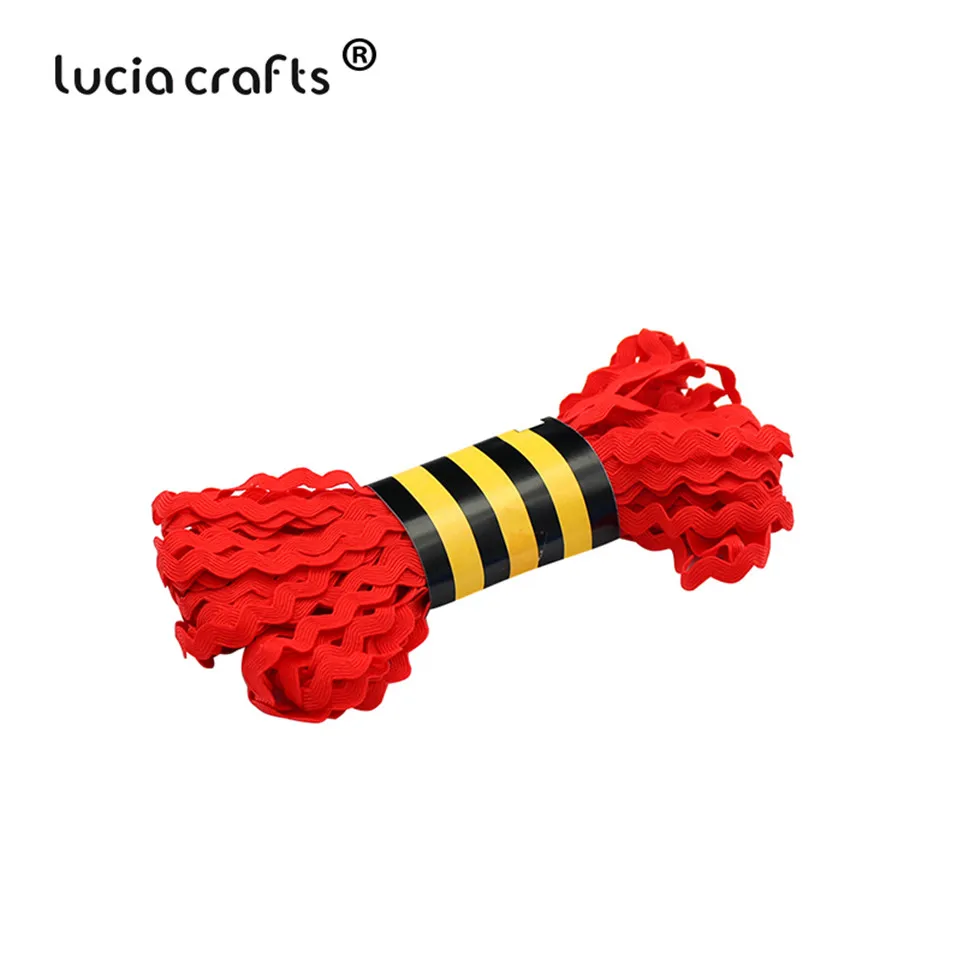 Lucia crafts 15 ярдов/шт 8 мм многоцветная корсажная лента для самодельных волос бант свадебные декоративные аксессуары для вечеринок W0501