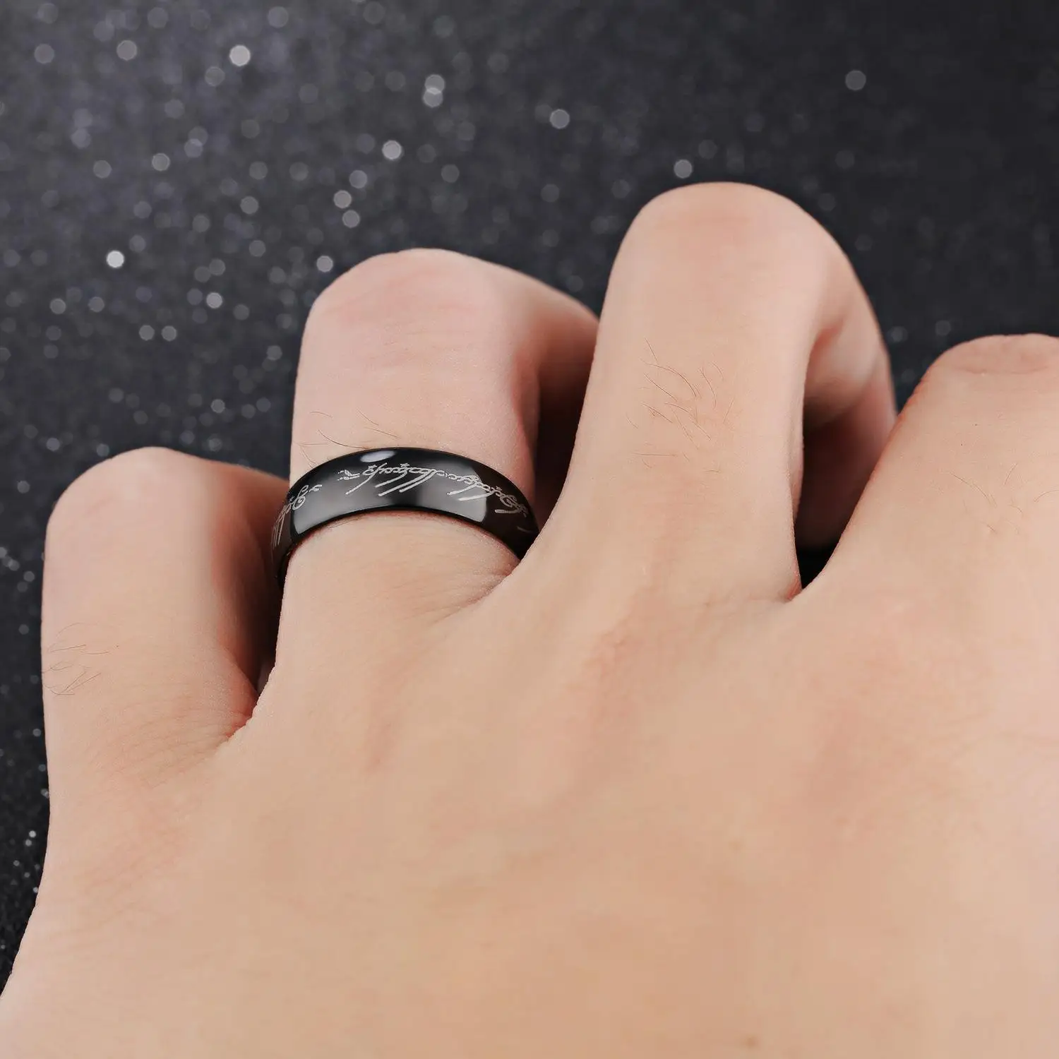 Sangdo кольца модные титановые стальные черные украшения для мужчин|black jewelry|jewelry for