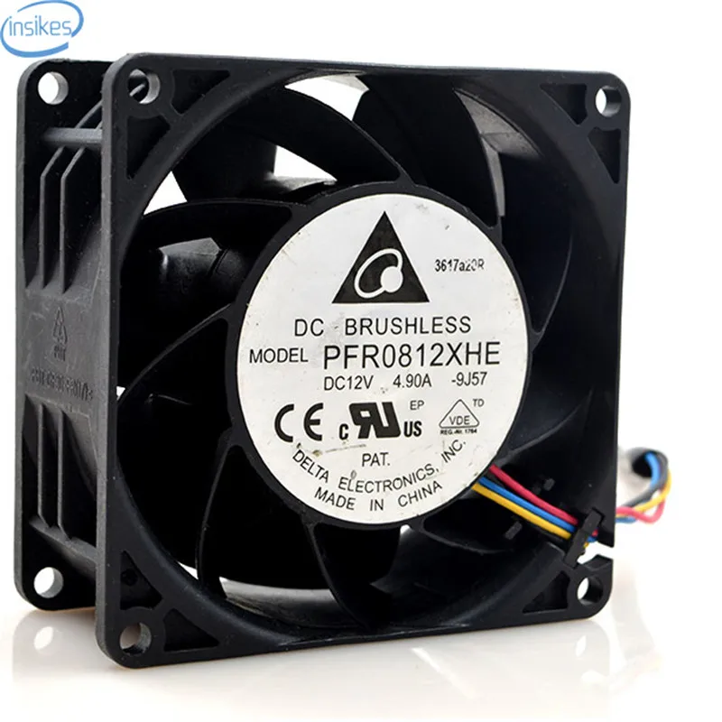 Оригинальный PFR0812XHE инвертор вентилятор охлаждения постоянный ток 12 В 4.9A 8038 80*80*38