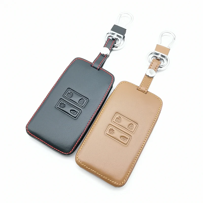 Soft Leather Style Car Key Cover Set For Renault Captur Talisman Kadjar Koleos Clio Megane Scenic Espace 2016-2019 | Автомобили и
