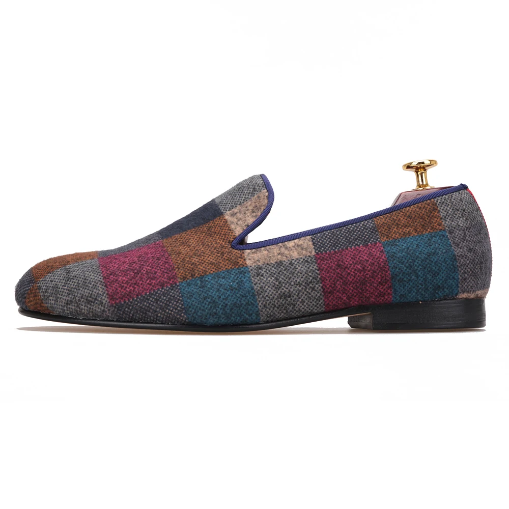 Мокасины мужские из натуральной кожи ручной работы на плоской подошве | Обувь