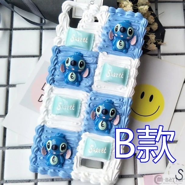 Чехол для iPhone 7/8 plus DIY X/XS 3D чехол телефона с мультяшными животными XR XSMAX edge кремовый