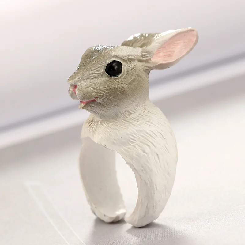 Горячая Распродажа милые розовые кольца в виде свиньи 3D форме животных милый