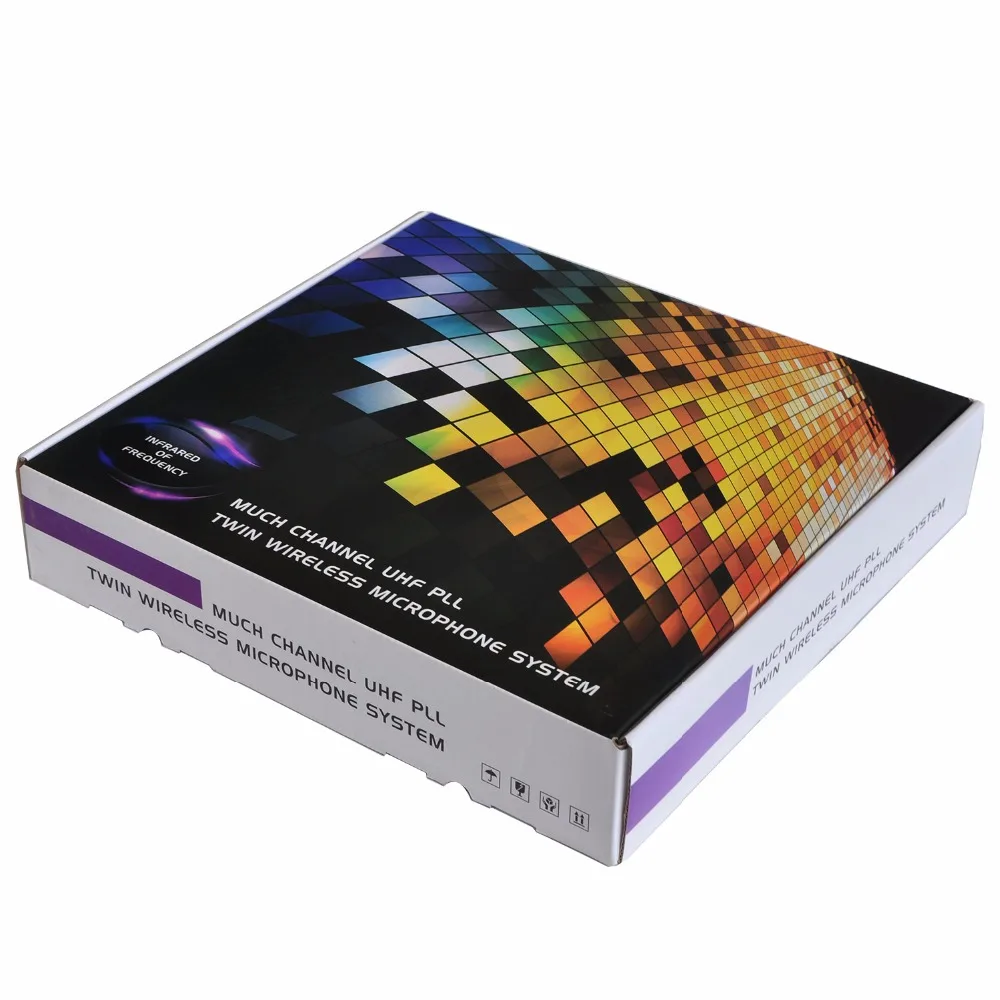 FREEBOSS DF-93H2 микрофон UHF Система двухканальный ИК Частота беспроводной Karoke KTV