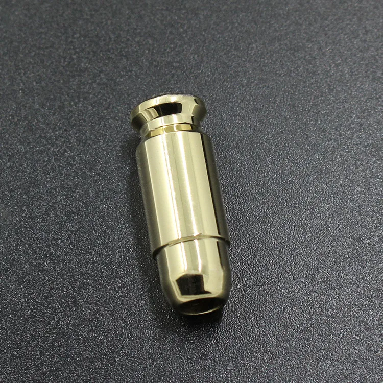 Латунная подвеска в виде ракушки пули нож форме из чистой меди для