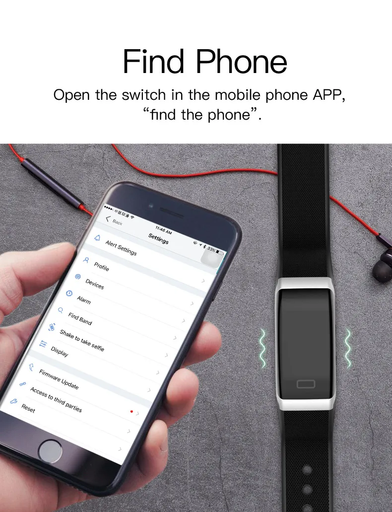 Цветной экран кровяное давление водонепроницаемый FitnessTracker монитор сердечного ритма Bluetooth умный Браслет для Android и IOS B91