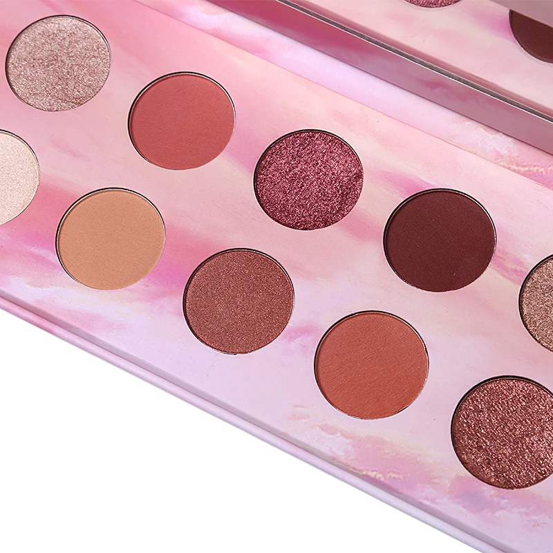 Novo Cosmetics, брендовая матовая Палетка с дымчатыми оттенками, блестящая, 6 цветов, тени для век, профессиональный макияж